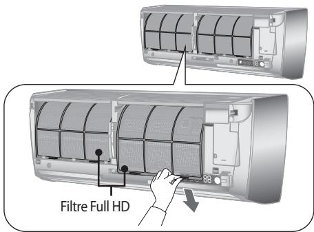 SAMSUNG AQV-18-YWAN - Dépose du filtré Full HD - 1