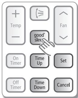 SAMSUNG AQV09PWAN - Mode good’sleep - 1