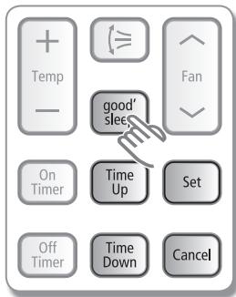 SAMSUNG AQV09PWAX - Mode good’sleep - 1