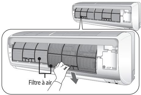 SAMSUNG AQV09PWAX - Changement du filtré à air - 1