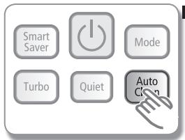 SAMSUNG AQV12PWAN - Utilisation de la fonction Auto clean - 1