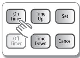 SAMSUNG AQV12PWAN - Réglage du On/Off timer - 1