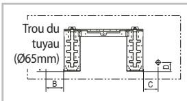 SAMSUNG AQV12PWAN - Fixation de la plaque d'installation - 2