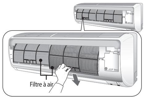 SAMSUNG AQV12PWAN - Changement du filtre à air - 1