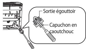 SAMSUNG MISTRAL AQV09PSBN - Changement de direction du tuyau d'évacuation - 4