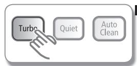 SAMSUNG MISTRAL AQV09PSBN - Utilisation de la fonction Turbo - 1