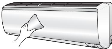 SAMSUNG MISTRAL AQV09PSBN - Ouverture du panneau - 1