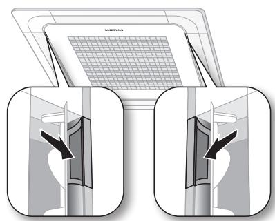 SAMSUNG ND0564HXEA - Ouvrez la grille avant. - 1