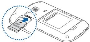 SAMSUNG CHAT 335 GRIS GT-S3350 - Insérer une carte mémoire (en option) - 3