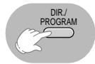SAMSUNG MCD-CM150 - En mode stop, appuyez sur la touche DIR./PROGRAM. - 1