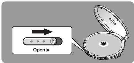 SAMSUNG MCD-HM200 - Appuyez sur la touche Open pour ouvrir la porte et insérez un CD-MP3(WMA). - 1