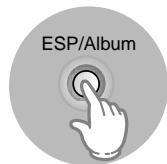 SAMSUNG MCD-SM85 - Maintenez appuyee la touche ESP/Album pendant une courte durée. - 1