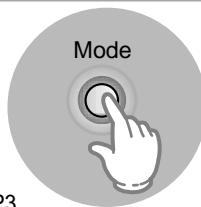 SAMSUNG MCD-SM85 - Appuyez sur la touche Mode. - 1