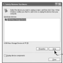 SAMSUNG YP-35H - Débranchement du câble USB - 3