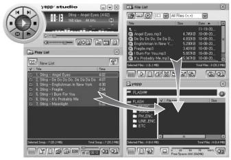 SAMSUNG YP-780V - Téléchargement de fichiers - 1