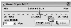 SAMSUNG YP-780V - Création de fichiers 2XMP3 - 2
