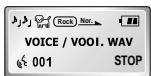 SAMSUNG YP-N30 - Changing to Voice Mode - 4