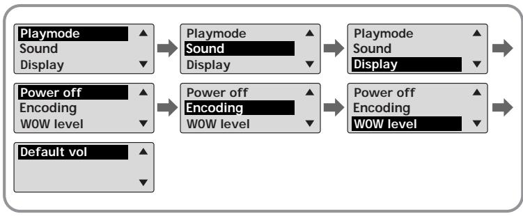 SAMSUNG YP-T5 - Settings - 1