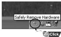 SAMSUNG YP-T5V - Débranchement du câble USB - 1