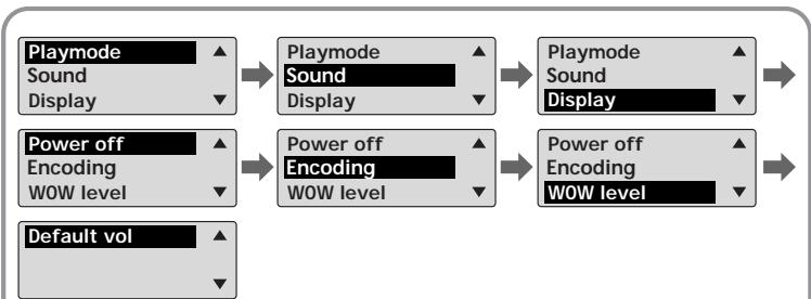 SAMSUNG YP-T5V - Settings - 1