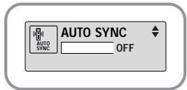 AUTO SYNC OFF