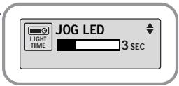 JOG LED LIGHT TIME 3 SEC