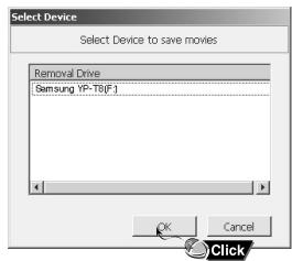 SAMSUNG YP-T8X - Envoyer des vidéos - 2