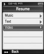 SAMSUNG YP-T8X - Résumé - 5