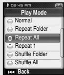 SAMSUNG YP-T8X - Play Mode - 3