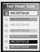 SAMSUNG YP-T8X - Text viewer color - 1