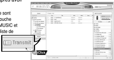 SAMSUNG YP-T8X - Envoi d'une liste de lecture - 5