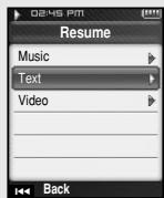 SAMSUNG YP-T8X - Résumé - 3