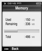 SAMSUNG YP-T8X - Memory - 1