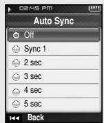 SAMSUNG YP-T8X - Auto Sync - 1