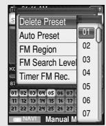 SAMSUNG YP-T8X - Recherche d'une pré-sélection - 2