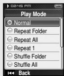 SAMSUNG YP-T8X - Play Mode - 1