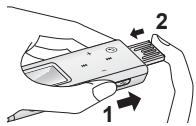 SAMSUNG YP-U3JQG - Insertion de la fiche USB - 2