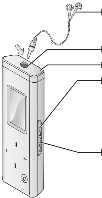 SAMSUNG YP-U3JQL - Utilisation de l'enrouleur de CORDON - 2