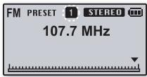 SAMSUNG YP-U3JQL - Écoute des stations programmées - 1