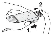 SAMSUNG YP-U3JZG - Ejection de la prise USB - 1