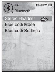 SAMSUNG YPT10JAR-XAC - Pour étabir la connexion avec un casque stéreo Bluetooth enregistré - 2