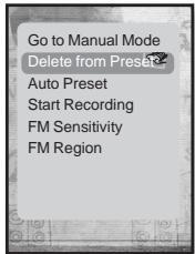SAMSUNG YPT10JAR-XAC - Suppression d'une station programmée - 1