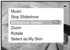 SAMSUNG YPT10JAR-XAC - Pour régler la vitesse du diaporama - 2