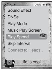SAMSUNG YPT10JAR-XAC - Pour régler la vitesse de lecture - 1