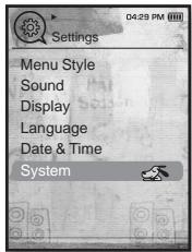 SAMSUNG YPT10JAR-XAC - Paramètres du système - 1