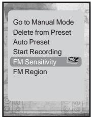 SAMSUNG YPT10JAR-XAC - Pour régler la Sensibilité FM - 1