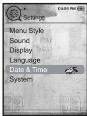 SAMSUNG YPT10JAR-XAC - Paramètres Date et heures - 1