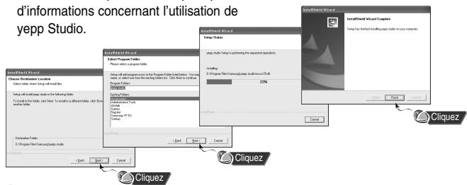 SAMSUNG YP-53X - Installation de ypp studio - 3