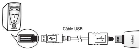 SAMSUNG YP-53X - I connexion du lecteur à un PC à l'aide d'un câble USB - 2