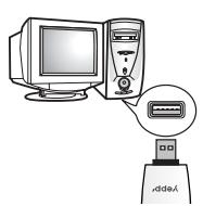 SAMSUNG YP-53X - I connexion du lecteur à un PC à l'aide d'un câble USB - 1